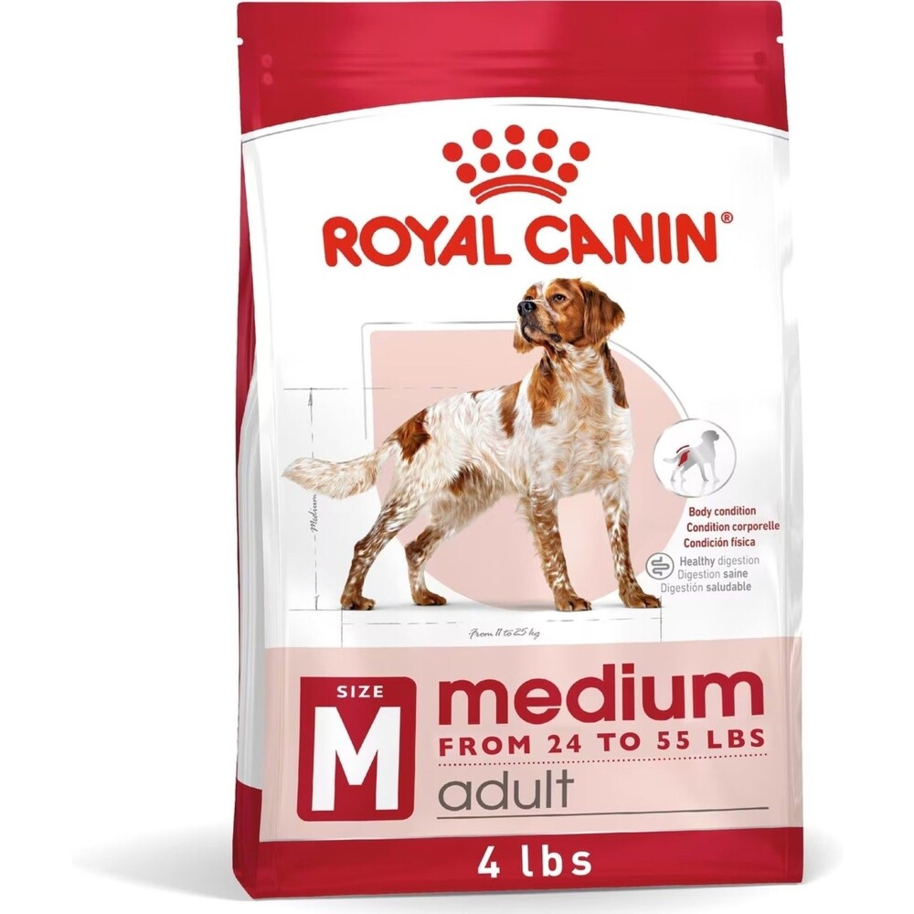 8 lbs. Royal Canin Size Health Nutrition Medium Adult Dry Dog Food, Authentic - Picture 2 of 9